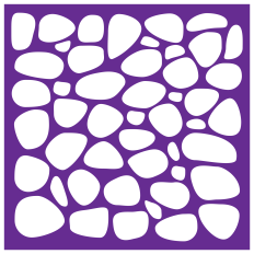 Organic Pebble Pattern Stencil / Background SVG for Cutting Machines