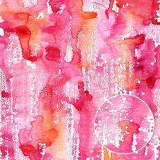 Pink Orange Mixed Media Watercolor Background Pattern