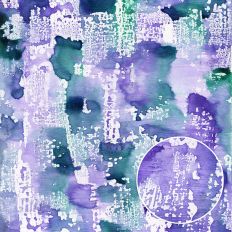 Purple Green Mixed Media Watercolor Background Pattern
