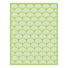 Rainbow Scales Stencil / Background SVG for Cutting Machines - Rectangular