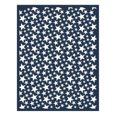 Stars Stencil / Background SVG for Cutting Machines - Rectangular