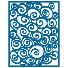 Swirl Doodles Stencil / Background SVG for Cutting Machines