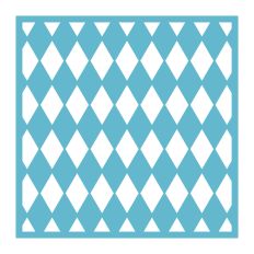 Argyle Stencil / Background SVG for Cutting Machines - Square