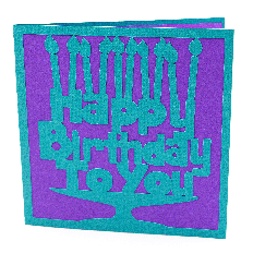 Birthday Cake Candle Card SVG
