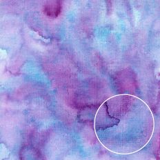 Turquoise and purple watercolor canvas background with jewel-toned blend and bold texture