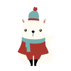 Winter cat