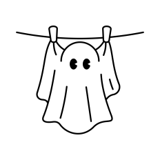 Ghost SVG | Halloween SVG | Halloween Clipart