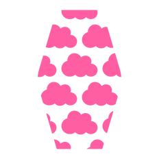 Cloud Motel Keychain SVG | Motel Keychain Design