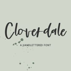 Cloverdale Script Font