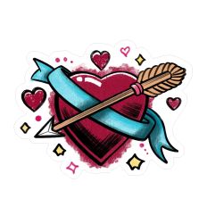 Hand Drawn Cupid's Arrow