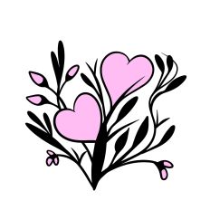Heart Flowers