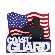 Coast Guard Female Box Card SVG