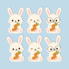 Easter Bunnys with Carrot