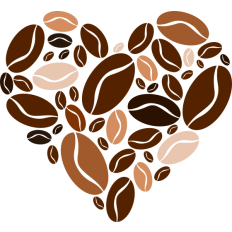 Coffee Bean Heart