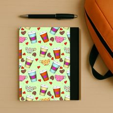 Coffee design plain notebook design