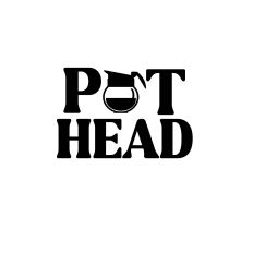 Pot Head – Funny Coffee Pot Lover Design Cut File
