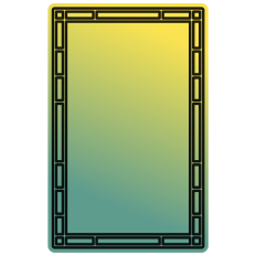 Ombre Green Frame