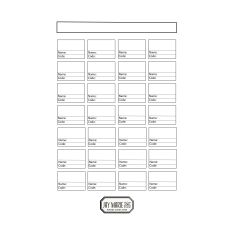Printable Artist Tools Color Swatch Template 3