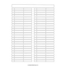Printable Artist Tools Color Swatch Template #1