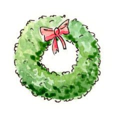 Watercolor Wreath
