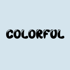 Colorful Font