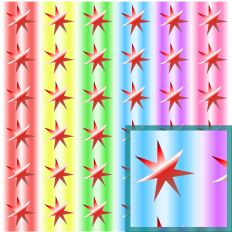 Colourful Stars pattern
