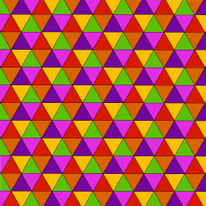 Colourful hexagon shapes pattern paper