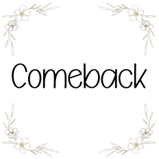 Comeback Font