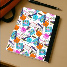 Composition notebook back cover pattern
