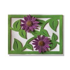 Coneflower Layered Card SVG Cut File