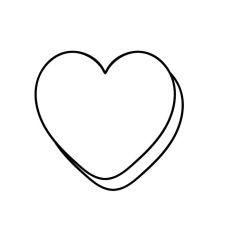 Heart cut file, Valentines day Cut file