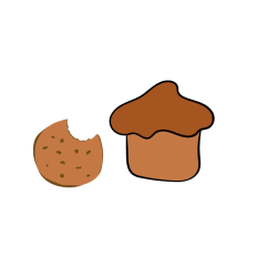 Layered Cookie or Muffin SVG cut file