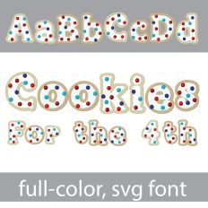 Cookies for the Fourth Color Font