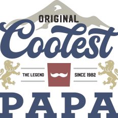 Coolest Papa Logo