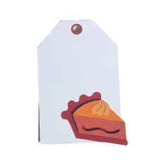 Pumpkin Pie Layered Tag
