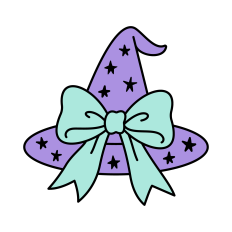Witch Hat SVG | Halloween SVG | Halloween Clip Art