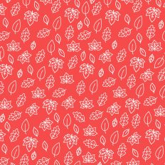 Coral Leaves Background Pattern