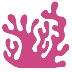 Coral Shape Cut File Design Inspired by Abstract Expressionism 