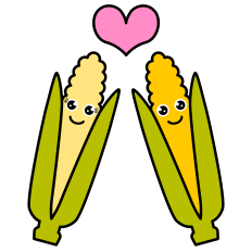 Cute Corn Couple