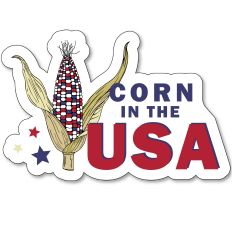 CORN IN THE USA PLAY ON WORDS PATRIOTIC 4TH JULY
