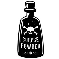 corpse powder poison bottle