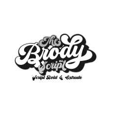 Brody Script Extrude