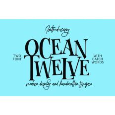 Ocean Twelve Fonts Duo