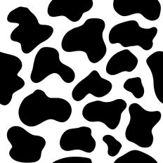 Seamless cow print