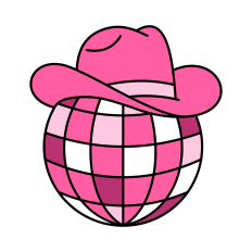 Disco Ball SVG | Cowboy SVG | Western SVG