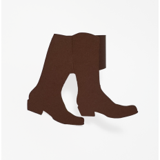 Cowboy Boots Napkin Ring