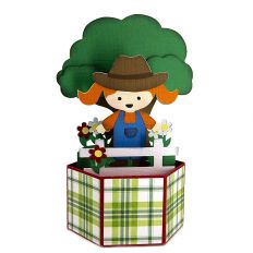 Cowgirl Pop Up Card