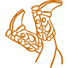 Cowgirl legs doodle