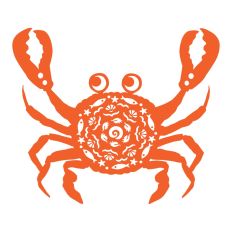 Crab beach mandala