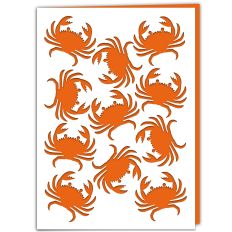 Crabs Greetings Card